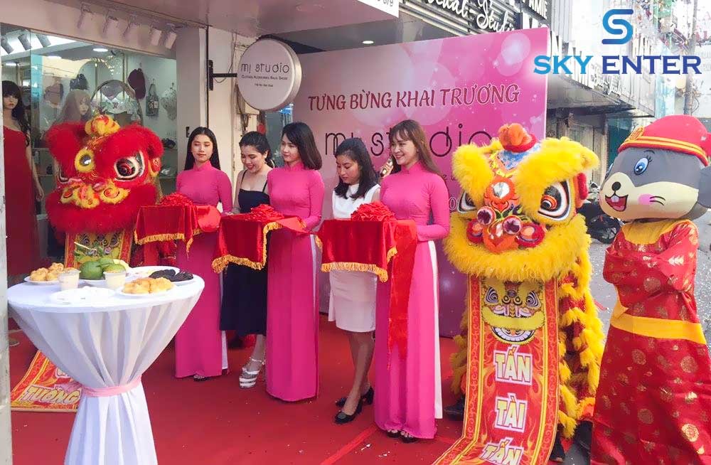 TỔ CHỨC SỰ KIỆN KHAI TRƯƠNG MỊ STORE